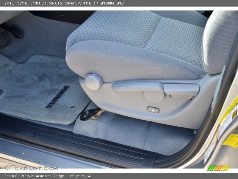 Silver Sky Metallic / Graphite Gray 2011 Toyota Tundra Double Cab