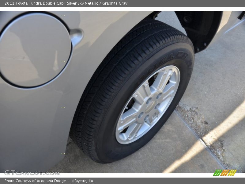 Silver Sky Metallic / Graphite Gray 2011 Toyota Tundra Double Cab