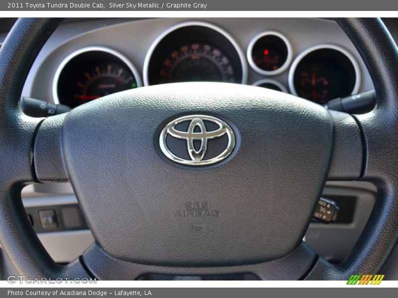 Silver Sky Metallic / Graphite Gray 2011 Toyota Tundra Double Cab