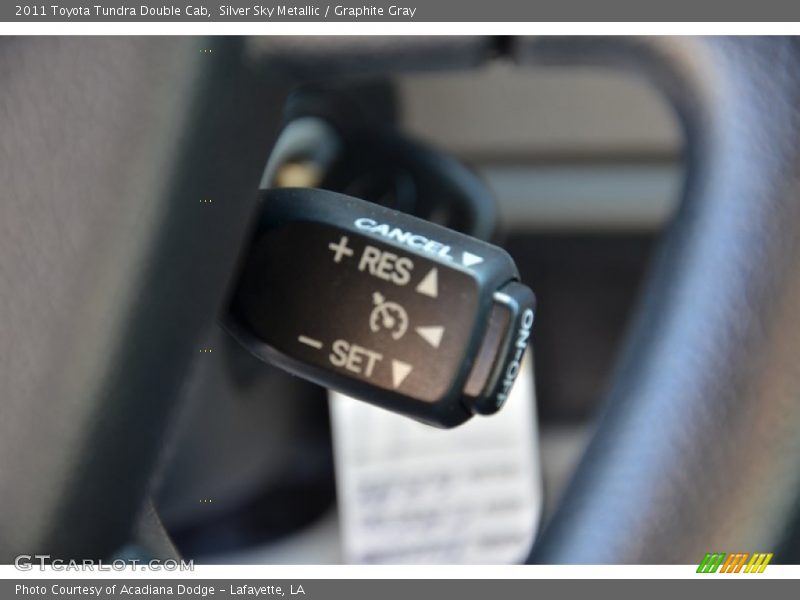 Silver Sky Metallic / Graphite Gray 2011 Toyota Tundra Double Cab