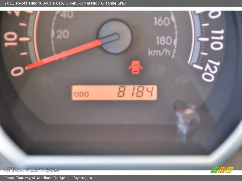 Silver Sky Metallic / Graphite Gray 2011 Toyota Tundra Double Cab