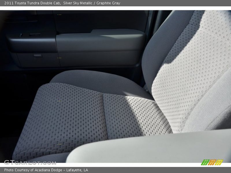 Silver Sky Metallic / Graphite Gray 2011 Toyota Tundra Double Cab