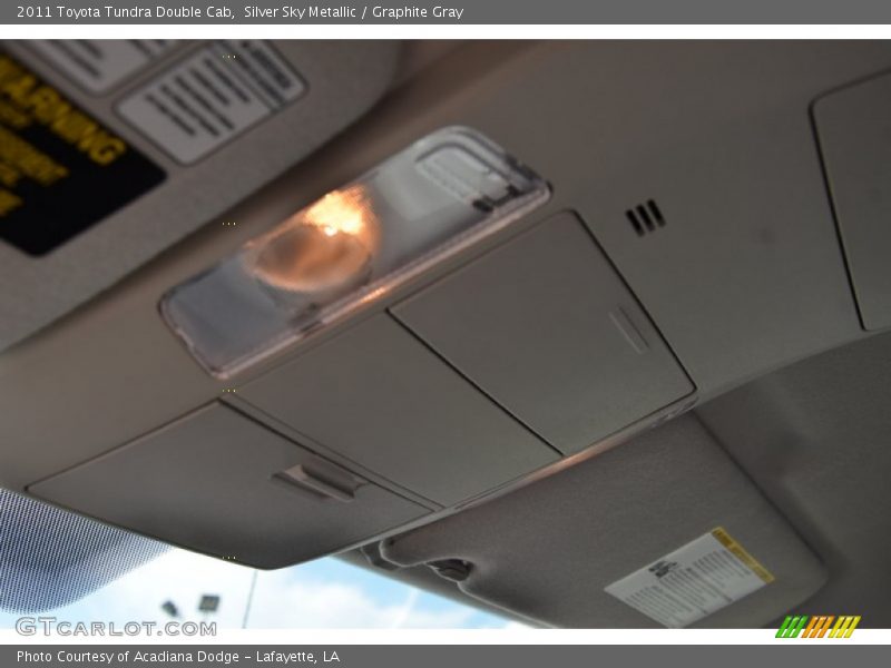 Silver Sky Metallic / Graphite Gray 2011 Toyota Tundra Double Cab