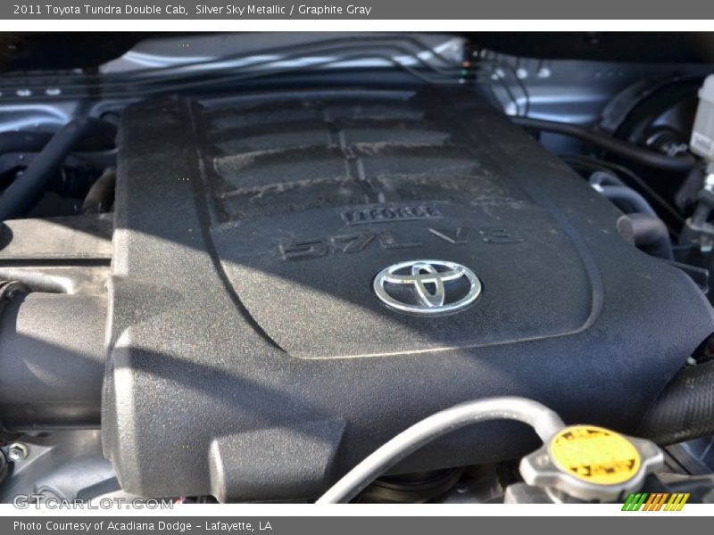 Silver Sky Metallic / Graphite Gray 2011 Toyota Tundra Double Cab