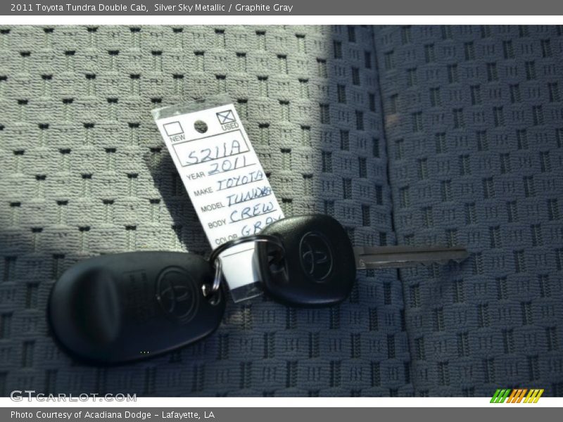 Silver Sky Metallic / Graphite Gray 2011 Toyota Tundra Double Cab