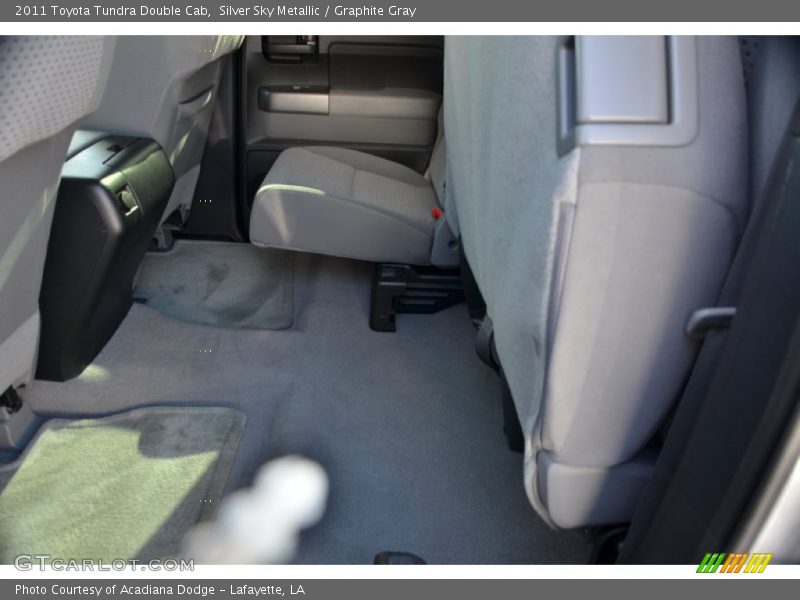Silver Sky Metallic / Graphite Gray 2011 Toyota Tundra Double Cab