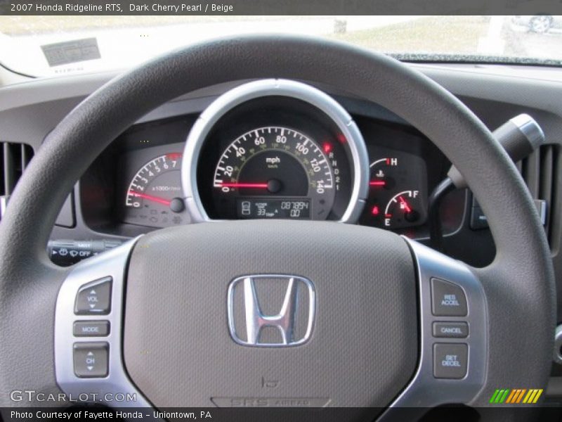  2007 Ridgeline RTS Steering Wheel