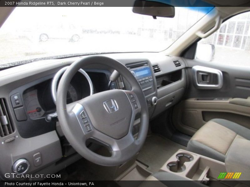  2007 Ridgeline RTS Beige Interior