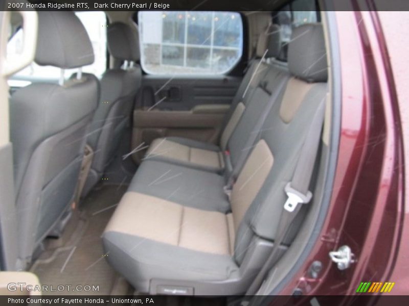  2007 Ridgeline RTS Beige Interior