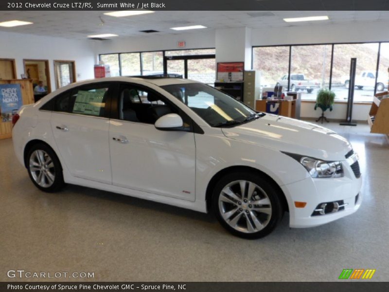 Summit White / Jet Black 2012 Chevrolet Cruze LTZ/RS