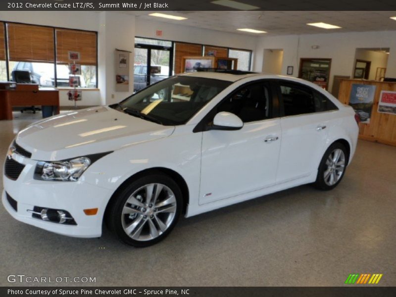 Summit White / Jet Black 2012 Chevrolet Cruze LTZ/RS