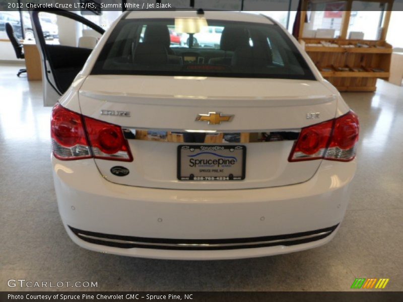 Summit White / Jet Black 2012 Chevrolet Cruze LTZ/RS