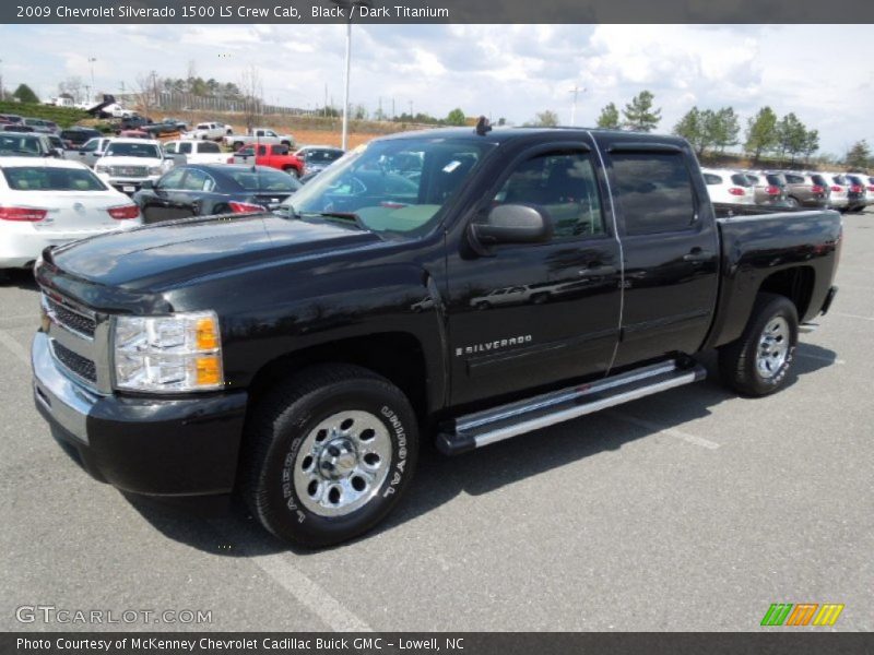 Black / Dark Titanium 2009 Chevrolet Silverado 1500 LS Crew Cab