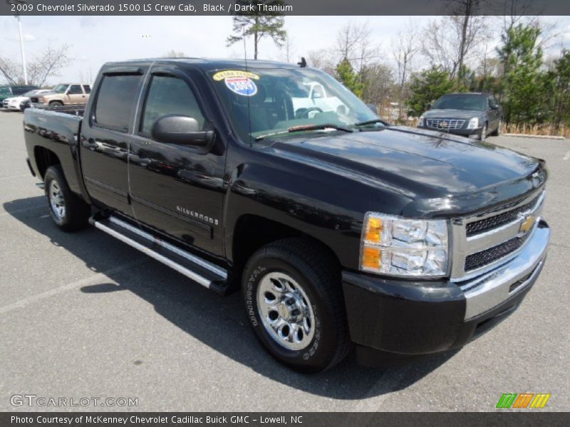 Black / Dark Titanium 2009 Chevrolet Silverado 1500 LS Crew Cab