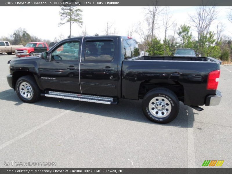 Black / Dark Titanium 2009 Chevrolet Silverado 1500 LS Crew Cab