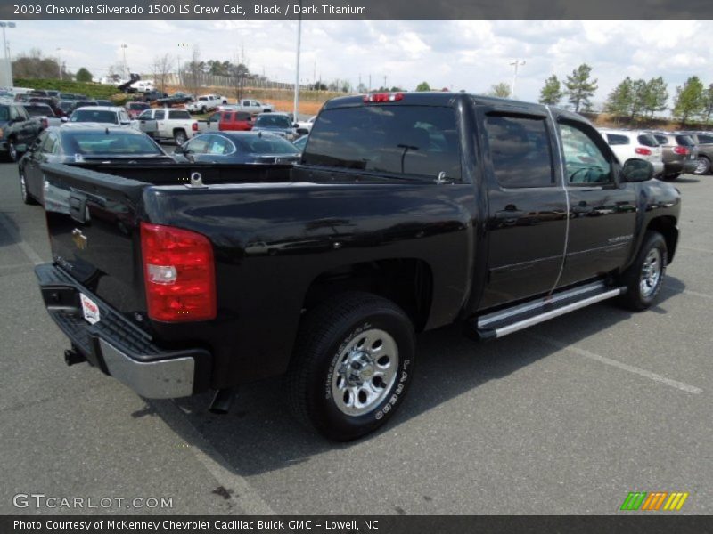 Black / Dark Titanium 2009 Chevrolet Silverado 1500 LS Crew Cab