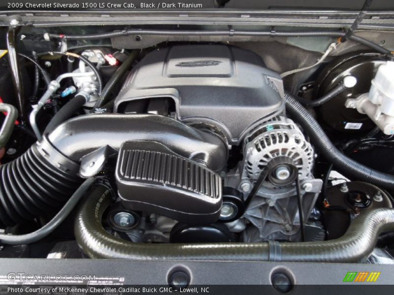 Black / Dark Titanium 2009 Chevrolet Silverado 1500 LS Crew Cab