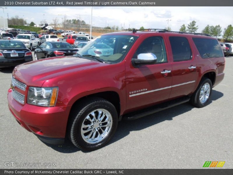 Red Jewel Tintcoat / Light Cashmere/Dark Cashmere 2010 Chevrolet Suburban LTZ 4x4