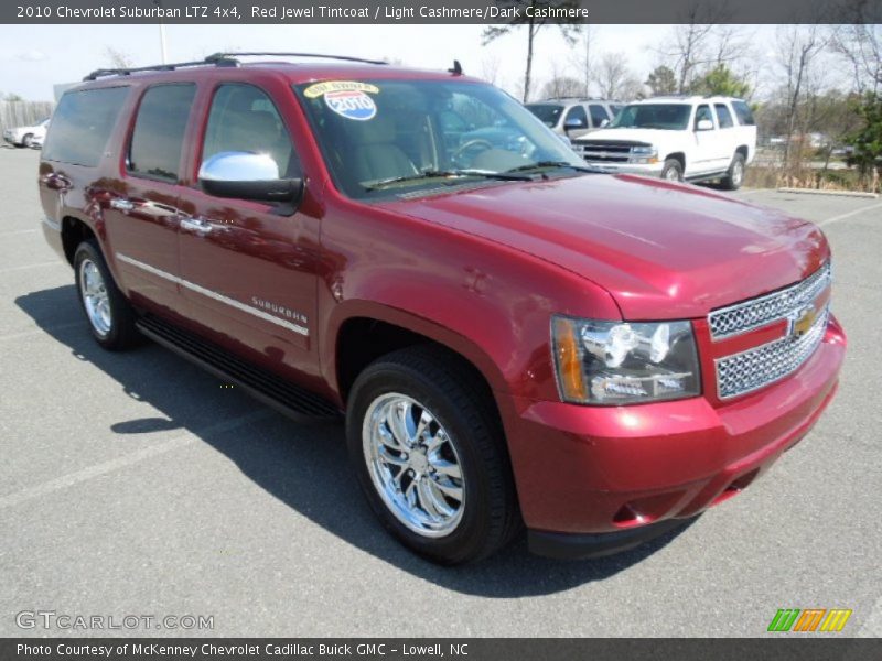 Red Jewel Tintcoat / Light Cashmere/Dark Cashmere 2010 Chevrolet Suburban LTZ 4x4