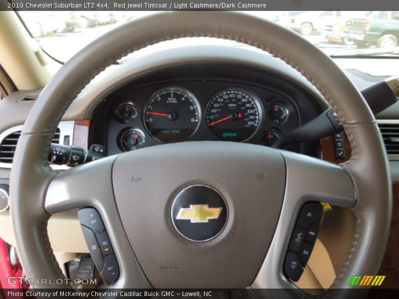 Red Jewel Tintcoat / Light Cashmere/Dark Cashmere 2010 Chevrolet Suburban LTZ 4x4
