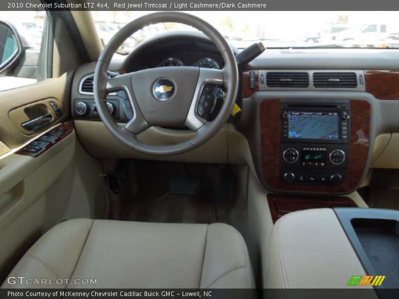 Red Jewel Tintcoat / Light Cashmere/Dark Cashmere 2010 Chevrolet Suburban LTZ 4x4
