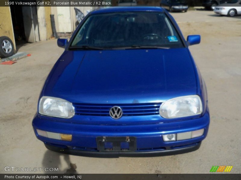 Porcelain Blue Metallic / K2 Black 1998 Volkswagen Golf K2