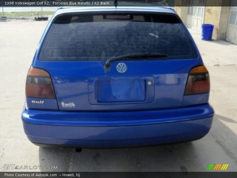 Porcelain Blue Metallic / K2 Black 1998 Volkswagen Golf K2