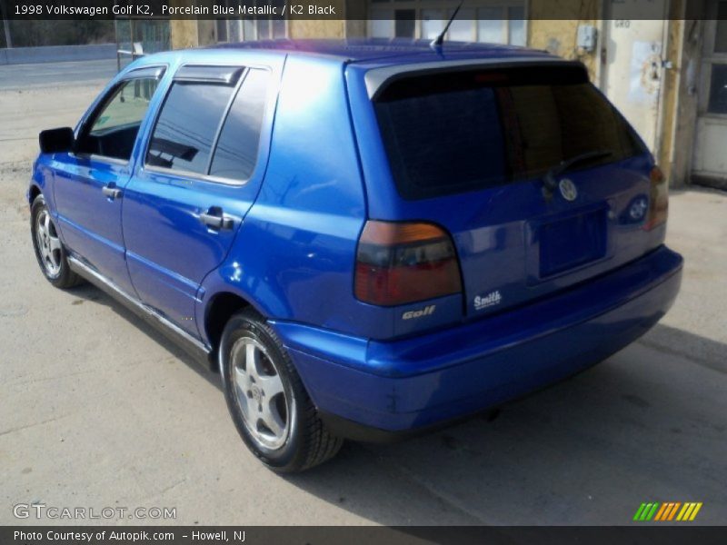 Porcelain Blue Metallic / K2 Black 1998 Volkswagen Golf K2