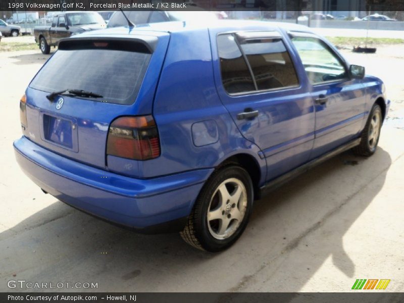 Porcelain Blue Metallic / K2 Black 1998 Volkswagen Golf K2