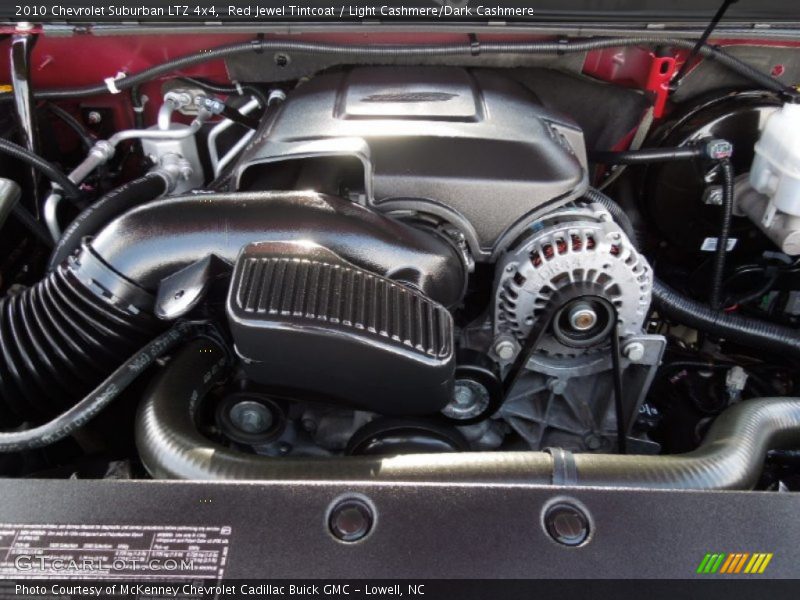 Red Jewel Tintcoat / Light Cashmere/Dark Cashmere 2010 Chevrolet Suburban LTZ 4x4