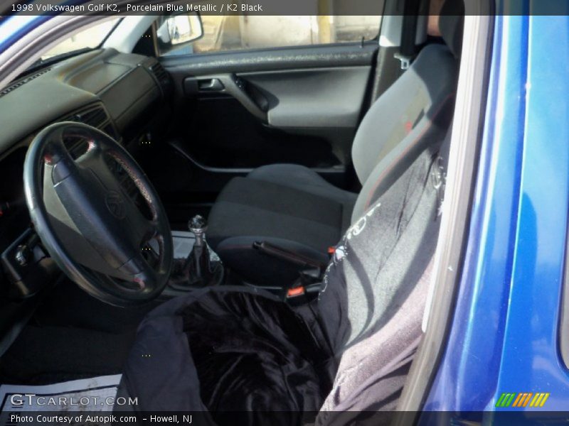 Porcelain Blue Metallic / K2 Black 1998 Volkswagen Golf K2