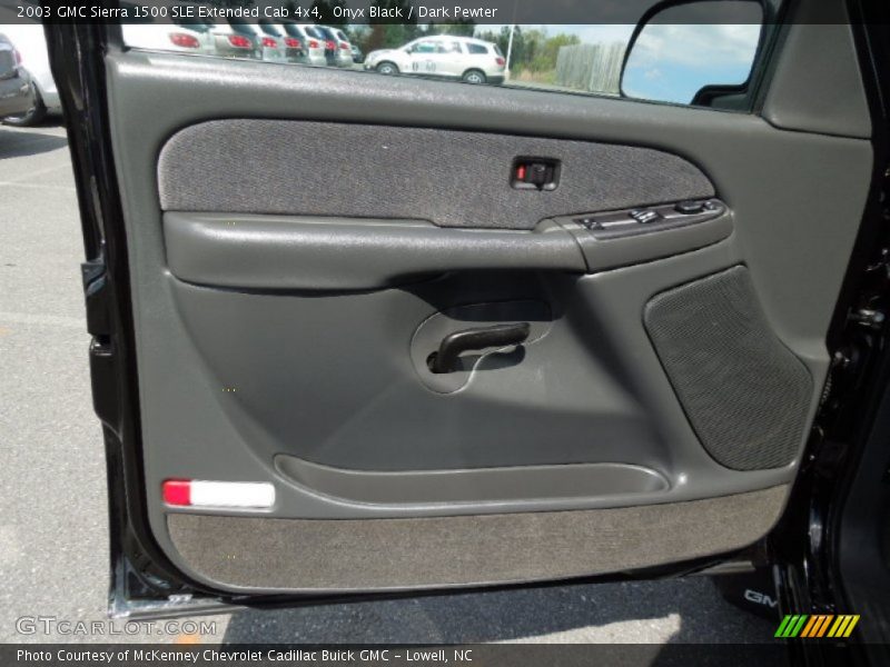 Onyx Black / Dark Pewter 2003 GMC Sierra 1500 SLE Extended Cab 4x4