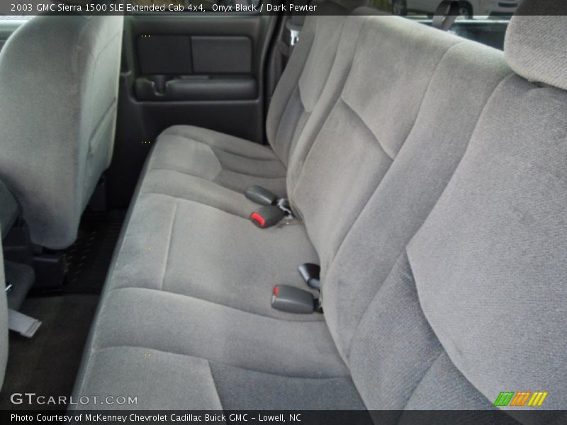 Onyx Black / Dark Pewter 2003 GMC Sierra 1500 SLE Extended Cab 4x4