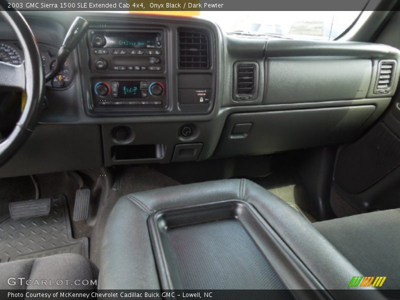 Onyx Black / Dark Pewter 2003 GMC Sierra 1500 SLE Extended Cab 4x4