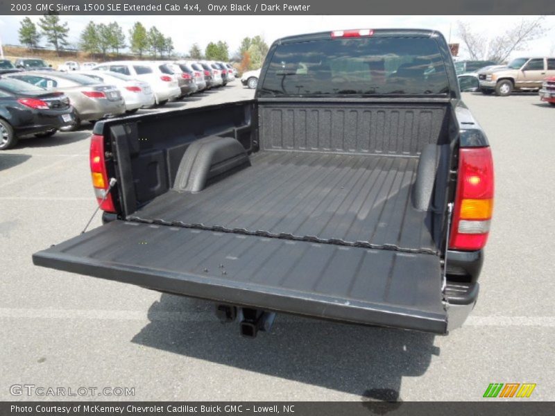 Onyx Black / Dark Pewter 2003 GMC Sierra 1500 SLE Extended Cab 4x4