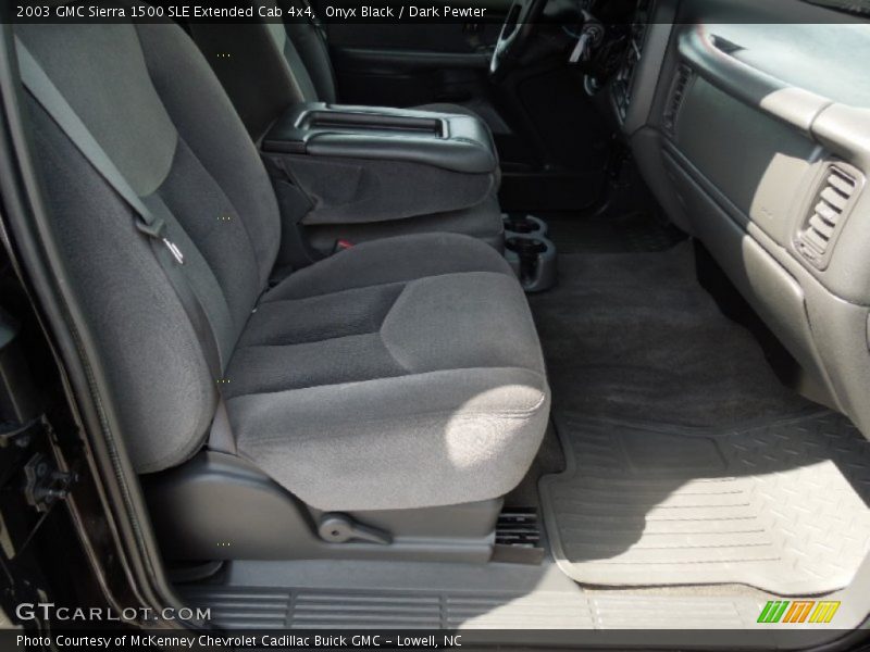 Onyx Black / Dark Pewter 2003 GMC Sierra 1500 SLE Extended Cab 4x4