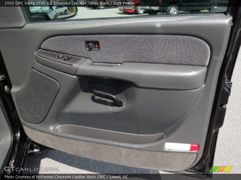 Onyx Black / Dark Pewter 2003 GMC Sierra 1500 SLE Extended Cab 4x4