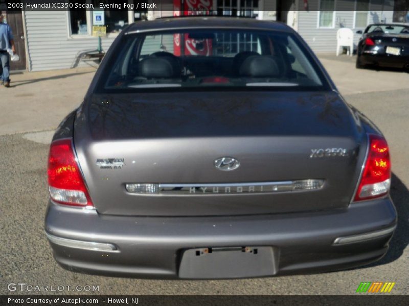 Evening Fog / Black 2003 Hyundai XG350 Sedan