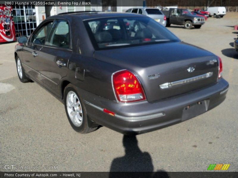 Evening Fog / Black 2003 Hyundai XG350 Sedan