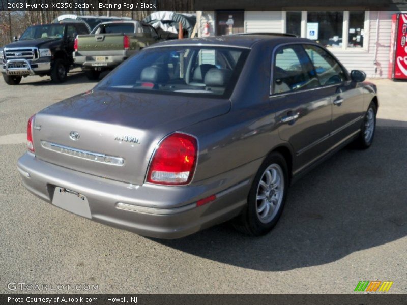 Evening Fog / Black 2003 Hyundai XG350 Sedan