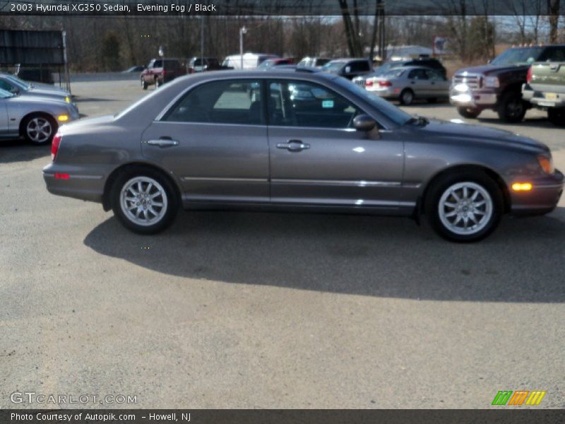 Evening Fog / Black 2003 Hyundai XG350 Sedan