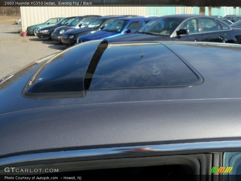 Evening Fog / Black 2003 Hyundai XG350 Sedan