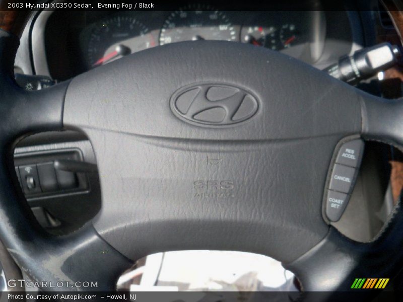 Evening Fog / Black 2003 Hyundai XG350 Sedan