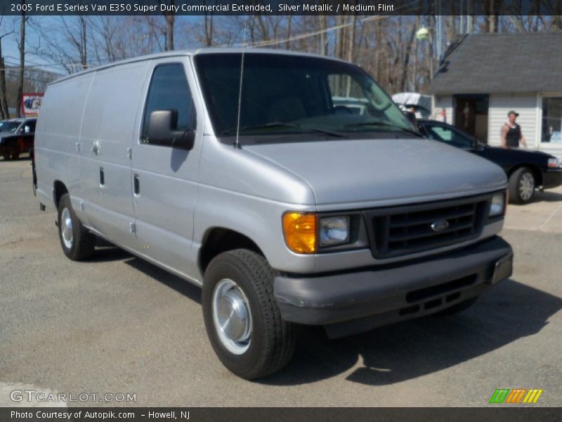 Silver Metallic / Medium Flint 2005 Ford E Series Van E350 Super Duty Commercial Extended