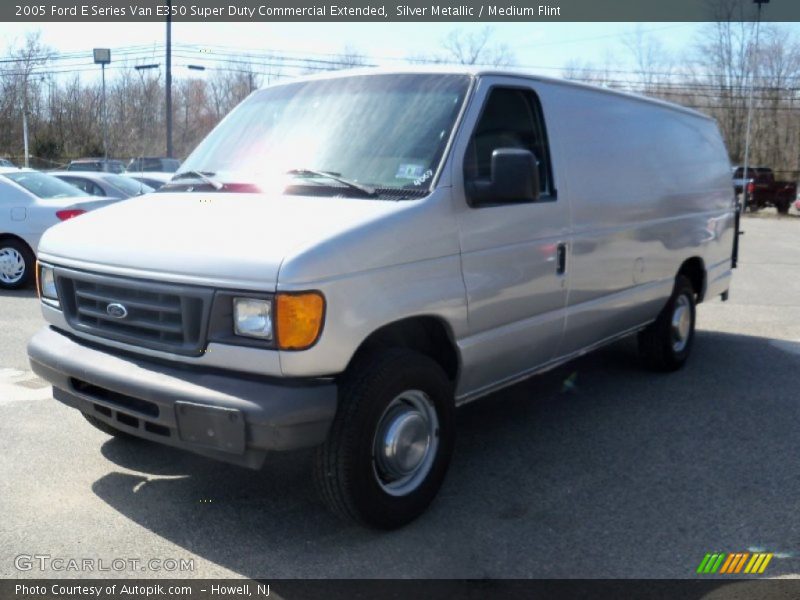 Silver Metallic / Medium Flint 2005 Ford E Series Van E350 Super Duty Commercial Extended