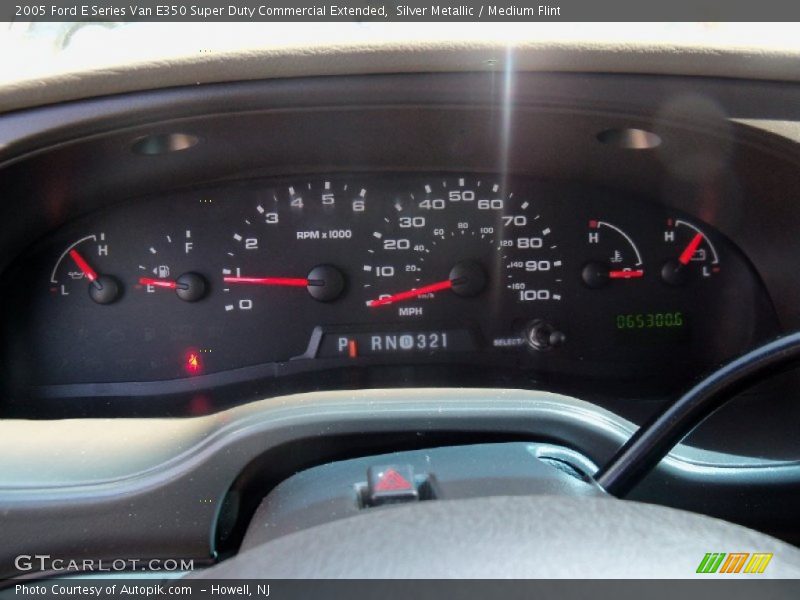 Silver Metallic / Medium Flint 2005 Ford E Series Van E350 Super Duty Commercial Extended