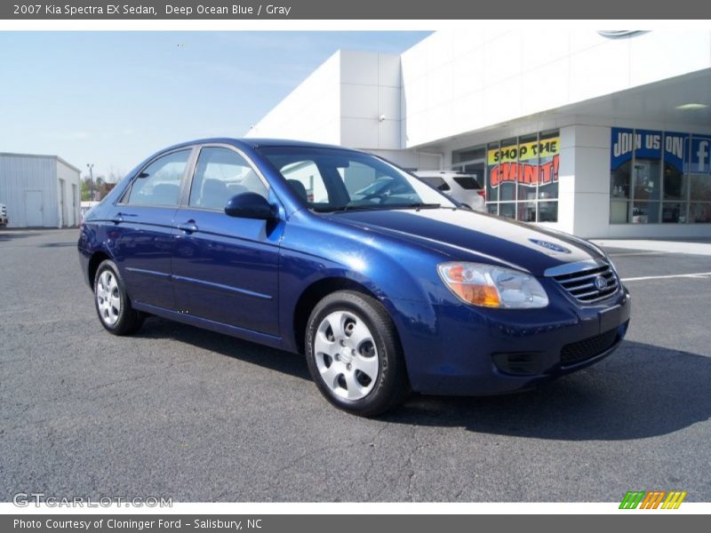 Front 3/4 View of 2007 Spectra EX Sedan