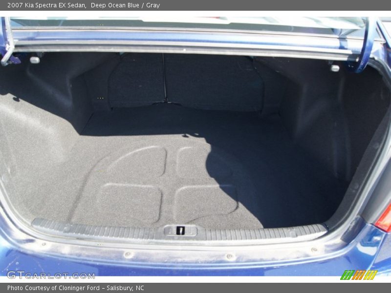 Deep Ocean Blue / Gray 2007 Kia Spectra EX Sedan