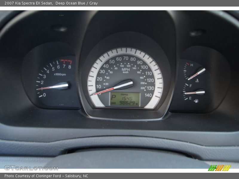  2007 Spectra EX Sedan EX Sedan Gauges