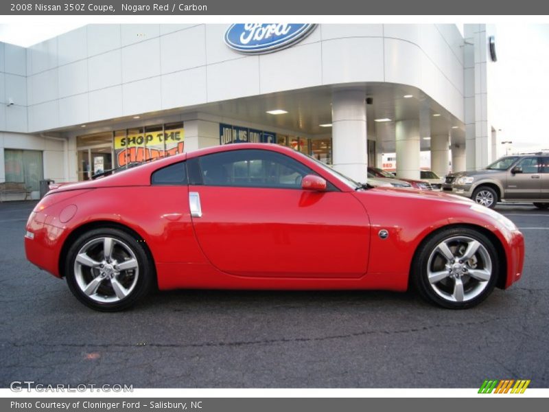 Nogaro Red / Carbon 2008 Nissan 350Z Coupe